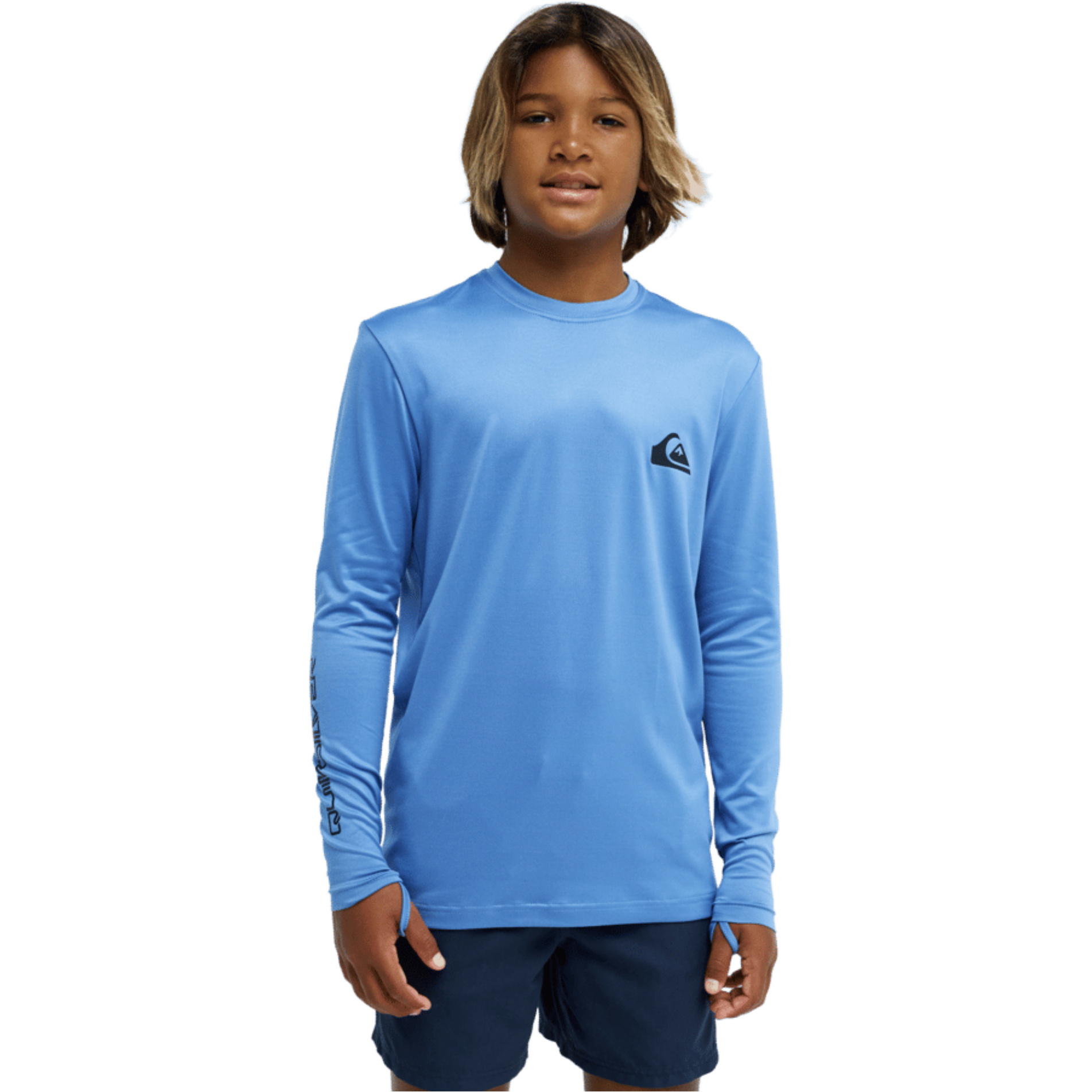 2026 Quiksilver Junior Everyday Surf Tee Long Sleeve Rash Vest AQBWR03068 - Riviera